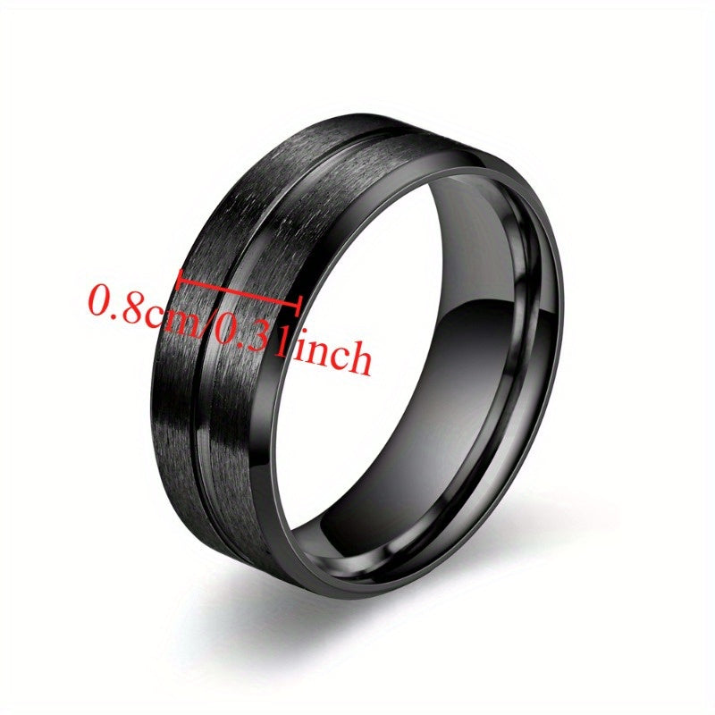 5pcs Men's 316 Stainless Steel 316 ring set - rotatable design multifunctional ring set, fashionable and trendy, ring set, birthday gift for boyfriend, husband and brother
